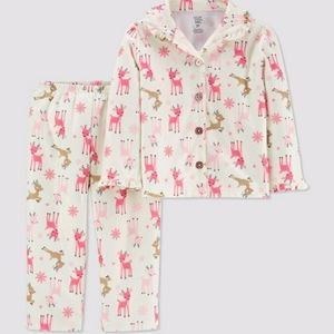 Carter's Reindeer Coat Pajama Set